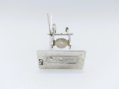 Zilveren miniatuur haalmolen, F. van Strant II, Amsterdam, ca. 1740