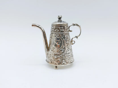 Zilveren miniatuur koffiekan, P. van Somerwil I, Amsterdam, 1736