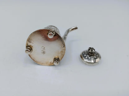 Zilveren miniatuur koffiekan, P. van Somerwil I, Amsterdam, 1736