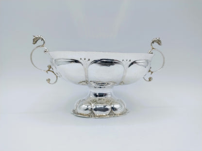 Silver brandy bowl, H. Sluiter, Groningen, 1685