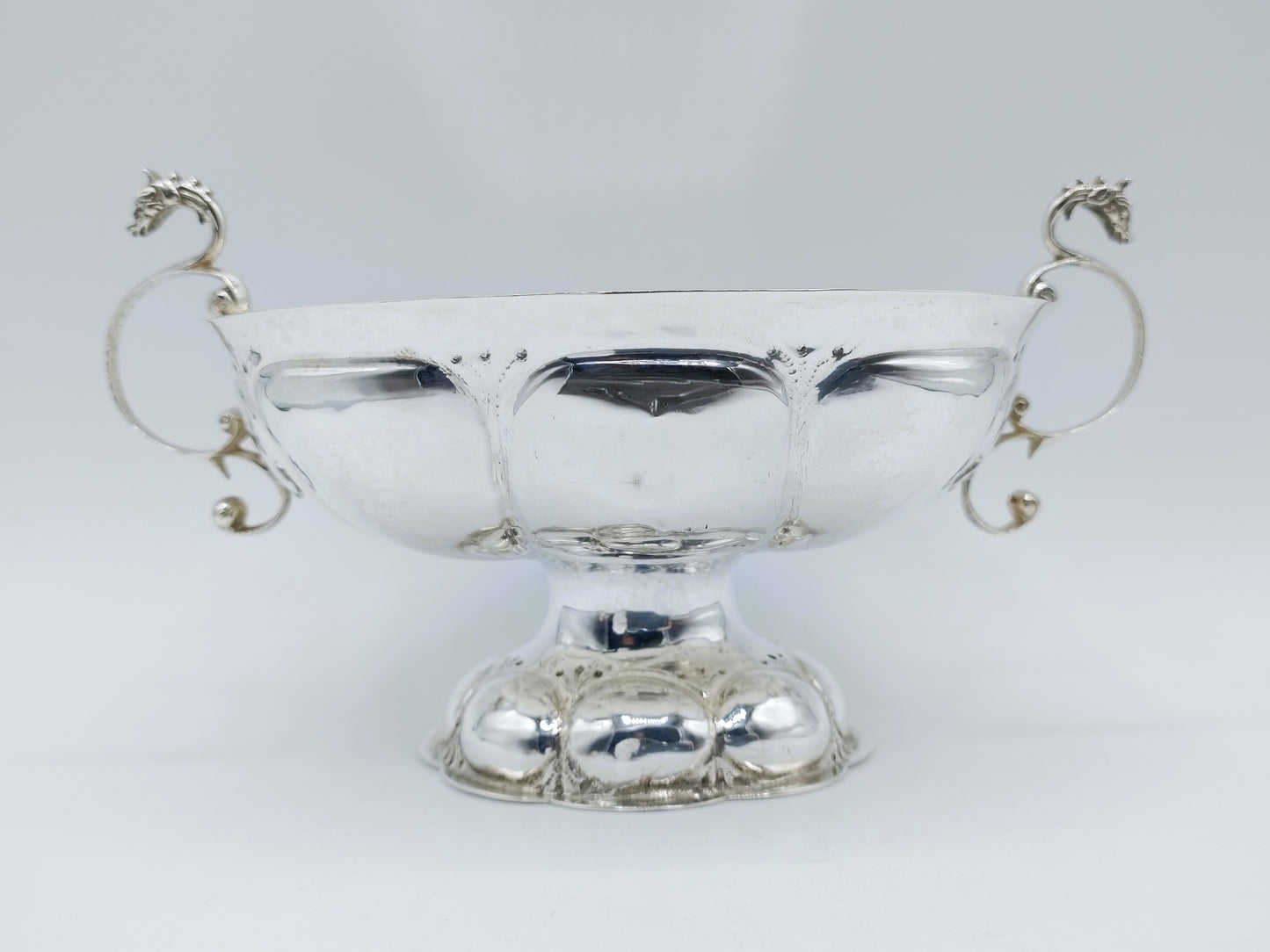 Silver brandy bowl, H. Sluiter, Groningen, 1685