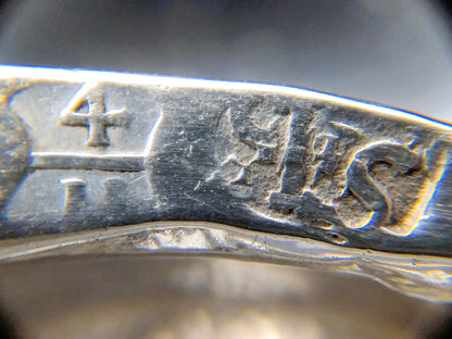 Silver brandy bowl, H. Sluiter, Groningen, 1685