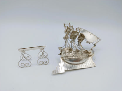 Silver miniature Cog, c. 1880