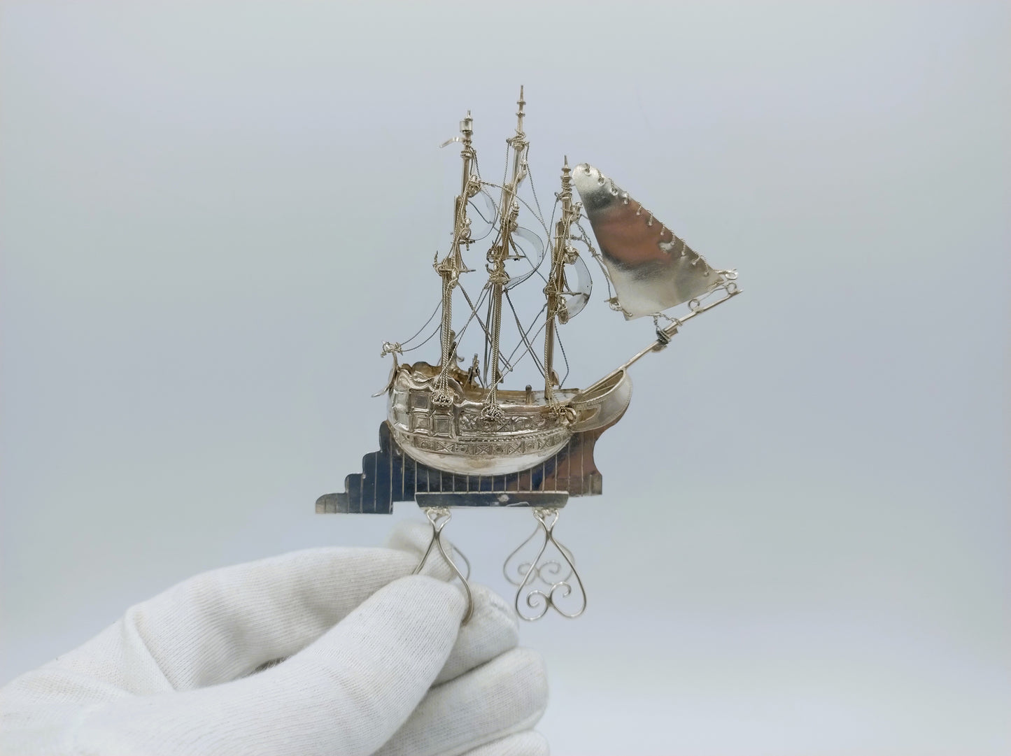Silver miniature Cog, c. 1880