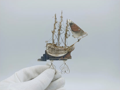Silver miniature Cog, c. 1880