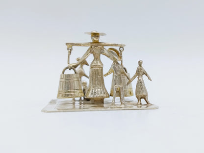 Zilveren miniatuur, Melkdame, J. Verhoogt, Hoorn, 1901