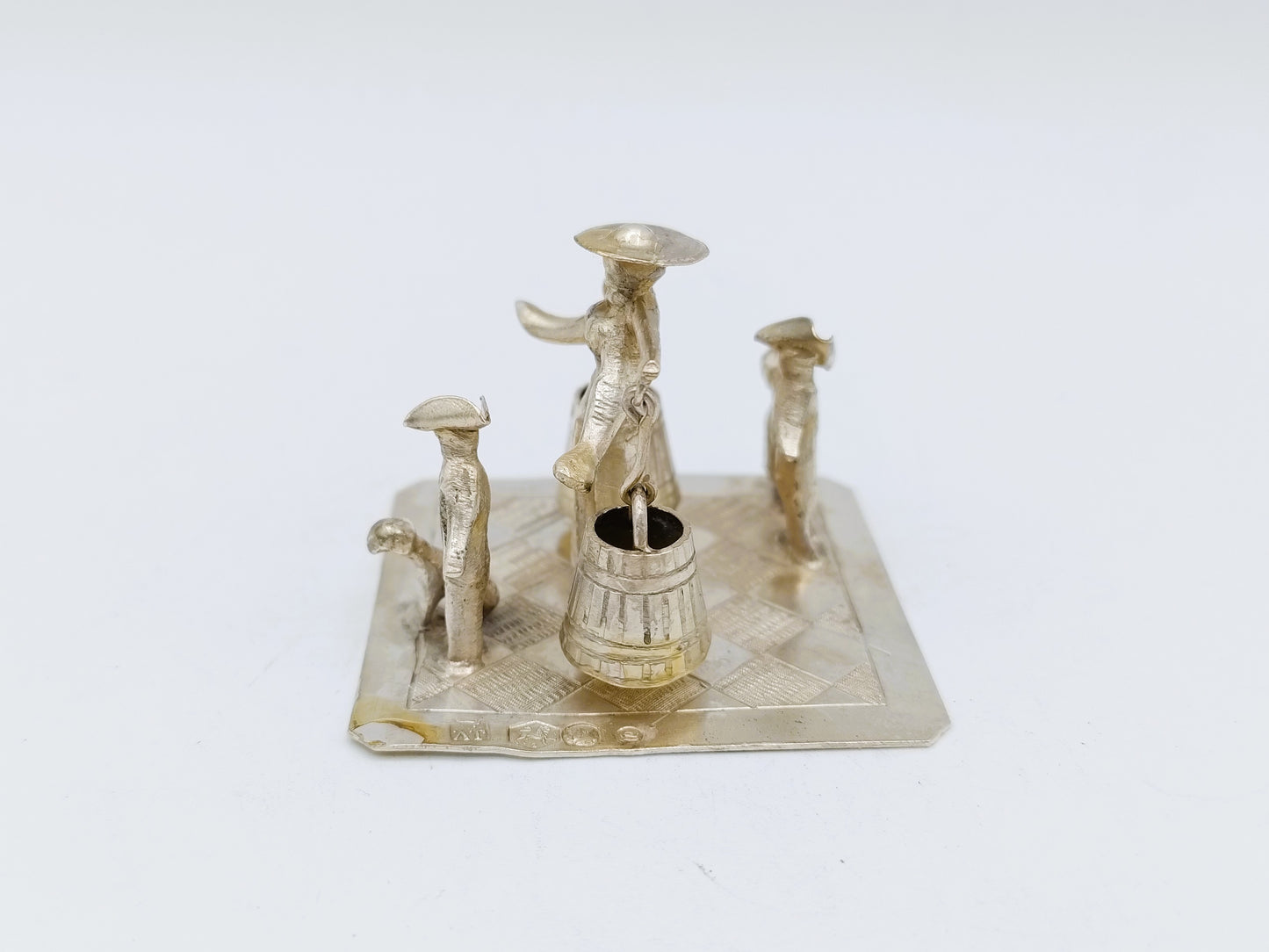 Zilveren miniatuur, Melkdame, J. Verhoogt, Hoorn, 1901