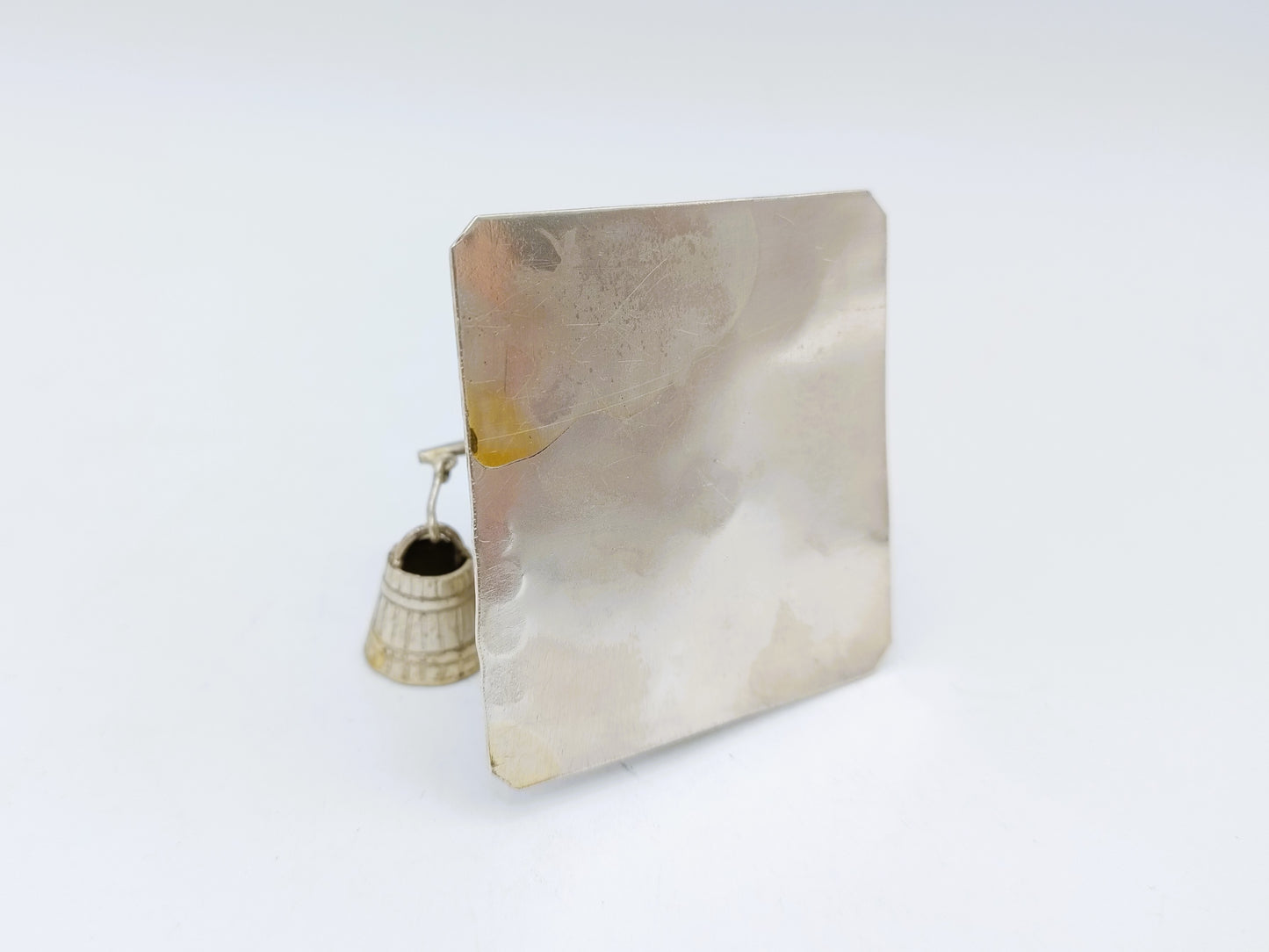 Zilveren miniatuur, Melkdame, J. Verhoogt, Hoorn, 1901