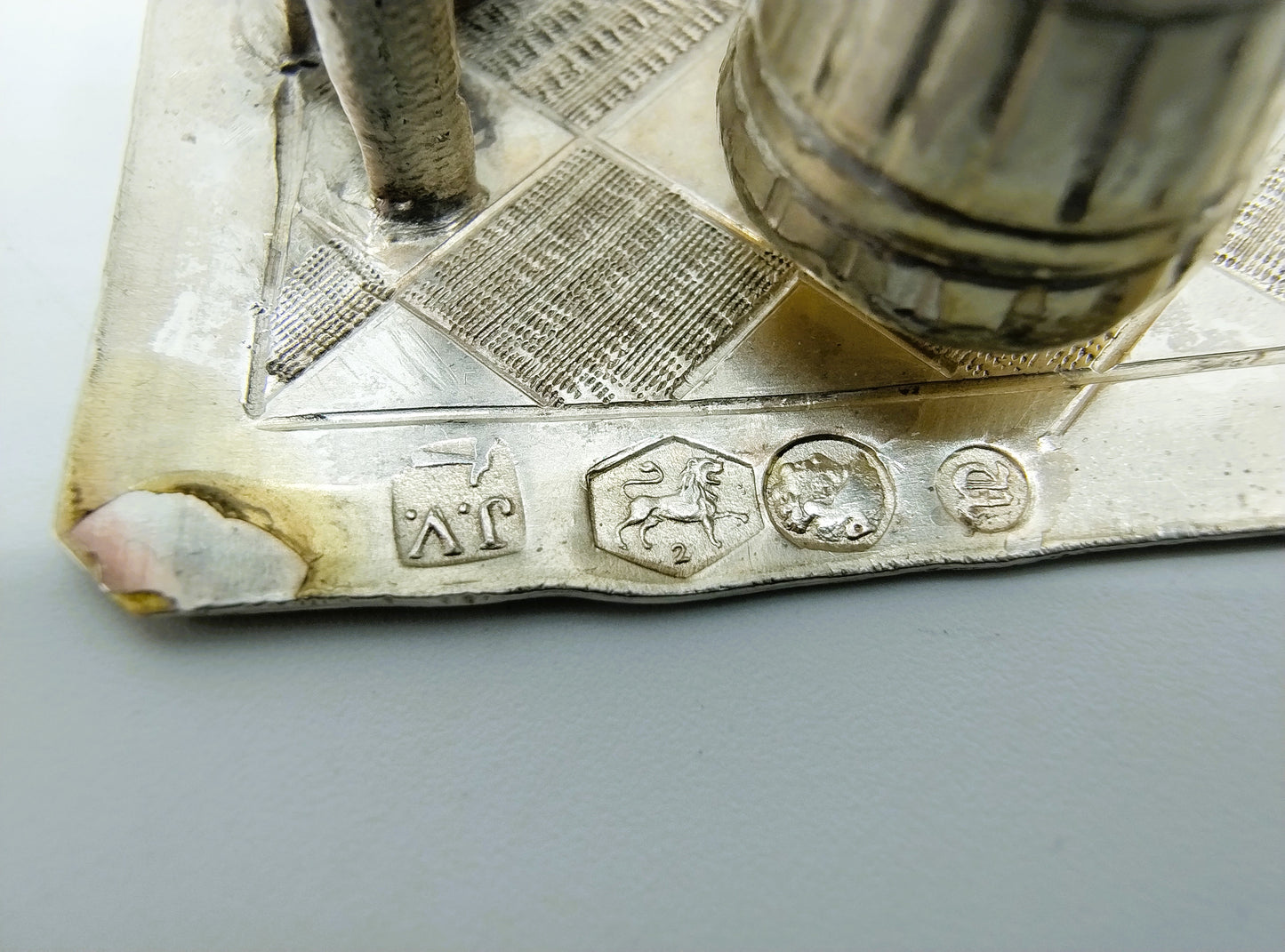 Zilveren miniatuur, Melkdame, J. Verhoogt, Hoorn, 1901