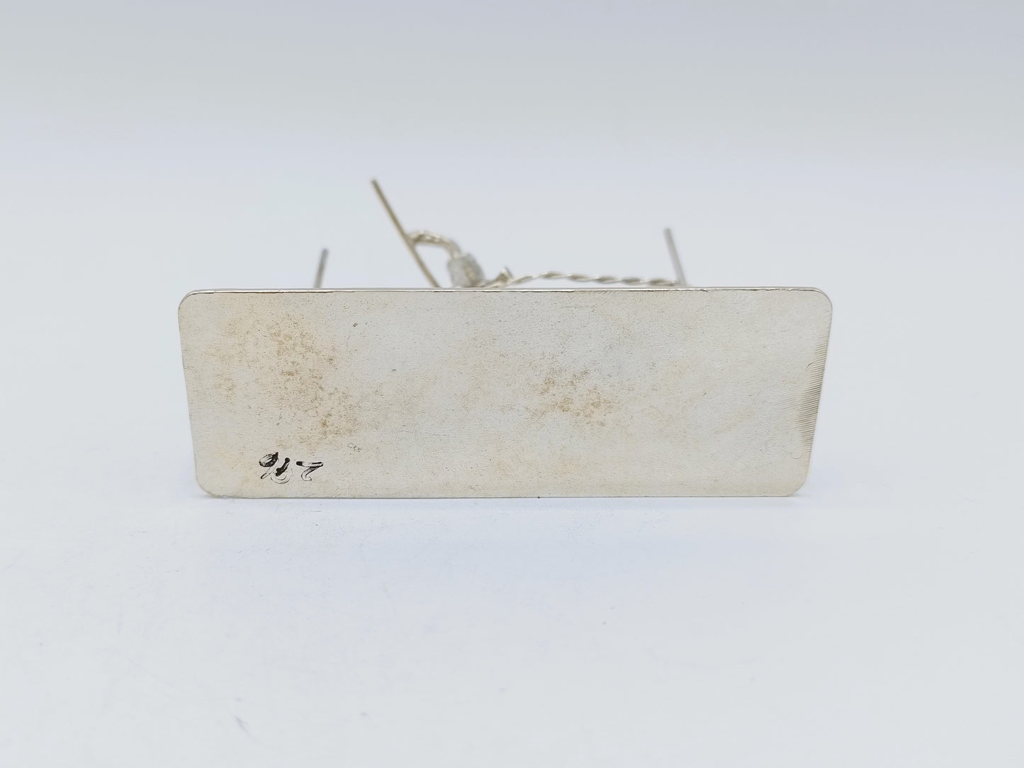 Silver miniature tightrope walker, C.B. Bos & Son, Zandvoort