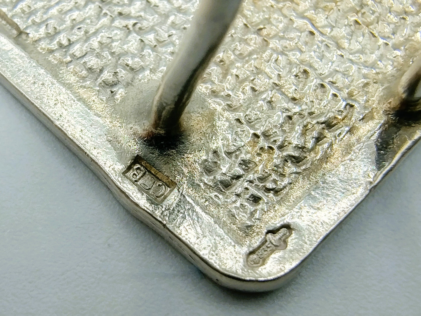 Silver miniature tightrope walker, C.B. Bos & Son, Zandvoort