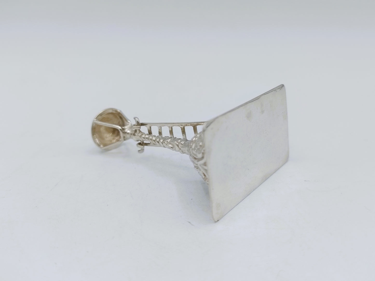 Silver miniature Lantern lighter, F.A. Lesener, Amsterdam, ca. 1930