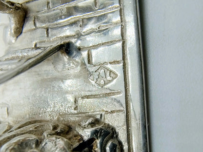 Silver miniature Lantern lighter, F.A. Lesener, Amsterdam, ca. 1930