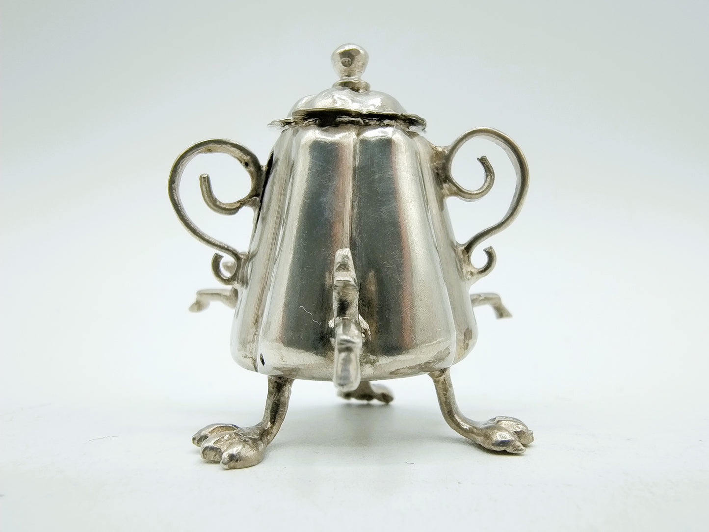 Silver miniature coffee pot, 19th century