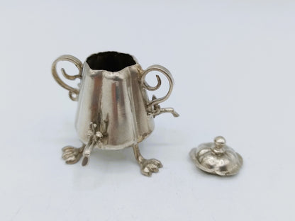Silver miniature coffee pot, 19th century