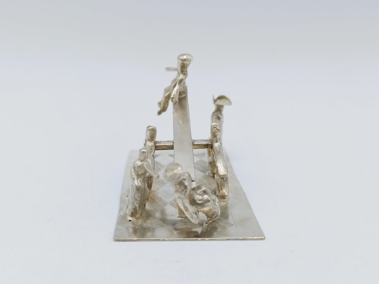Zilveren miniatuur wip wap, J. Verhoogt, Hoorn, 1909
