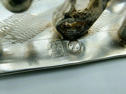 Zilveren miniatuur wip wap, J. Verhoogt, Hoorn, 1909
