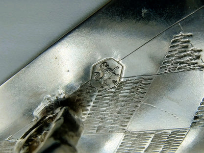 Zilveren miniatuur wip wap, J. Verhoogt, Hoorn, 1909