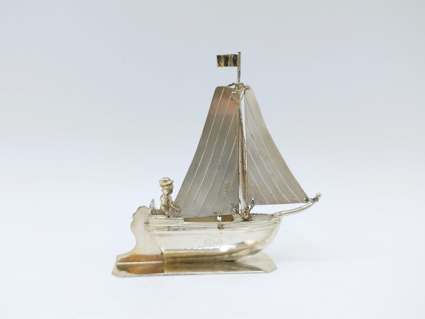 Miniature fishing boat, L. Schenkel, Schoonhoven, c. 1890