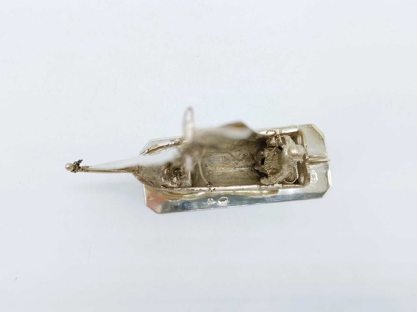 Miniature fishing boat, L. Schenkel, Schoonhoven, c. 1890