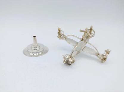 Silver miniature carousel, 19th century