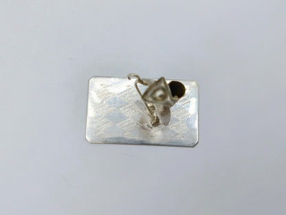 Zilveren miniatuur, reiziger, 19e eeuws