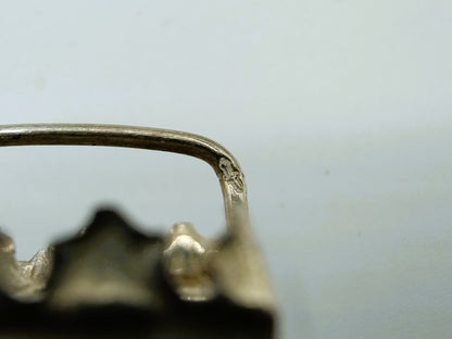 Zilveren miniatuur bestekdoos, 19e eeuws