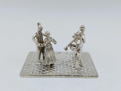 Zilveren miniatuur dansgroep, H. Hooijkaas, Schoonhoven, 1979