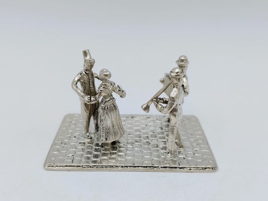Zilveren miniatuur dansgroep, H. Hooijkaas, Schoonhoven, 1979