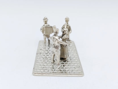 Zilveren miniatuur dansgroep, H. Hooijkaas, Schoonhoven, 1979
