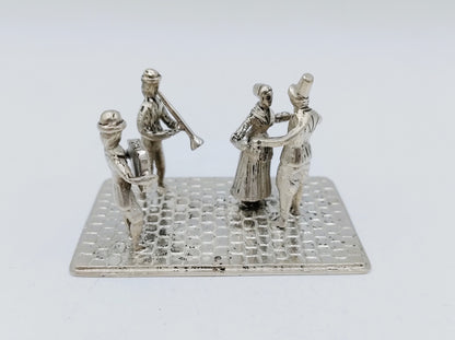 Zilveren miniatuur dansgroep, H. Hooijkaas, Schoonhoven, 1979