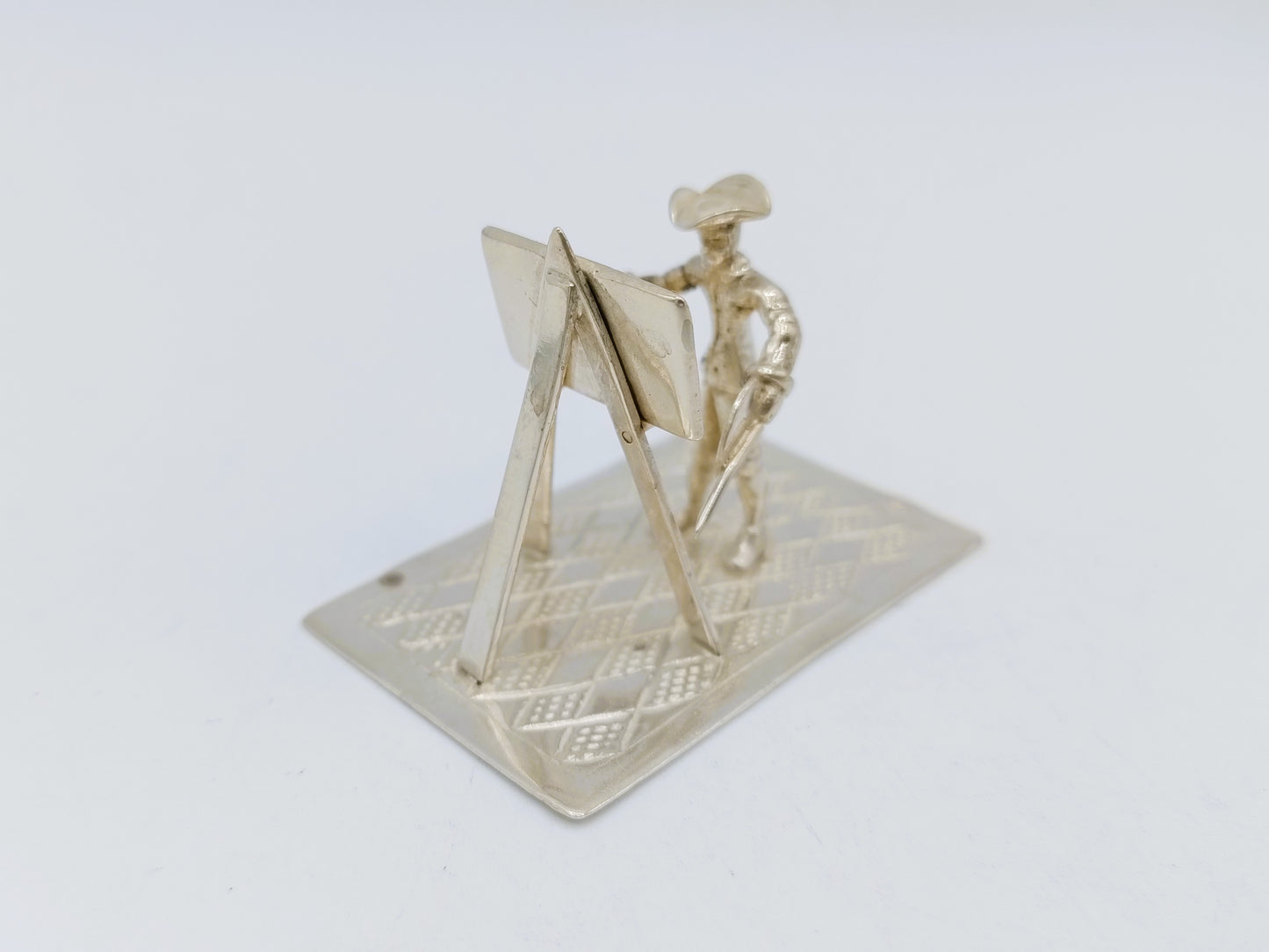 Silver miniature painter, F.A. Lesener, Amsterdam, c. 1930