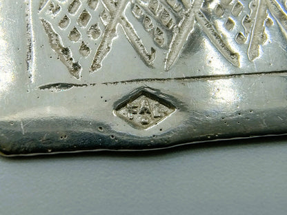 Silver miniature painter, F.A. Lesener, Amsterdam, c. 1930