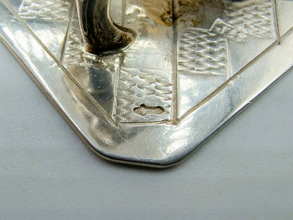 Zilveren miniatuur, smid, J. S. Zwanenburg, Sneek, 20e eeuws