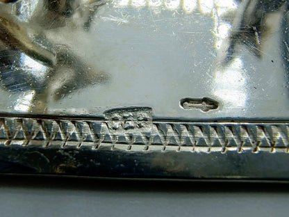 Zilveren miniatuur, echtpaar op schaatsen, J. S. Zwanenburg, Sneek, 20e eeuws