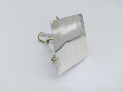 Zilveren miniatuur, waterpomp, J. Verhoogt, Hoorn, 1909