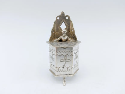 Zilveren miniatuur kinderstoel, A.F. Westerwaal, Amsterdam, ca. 1910