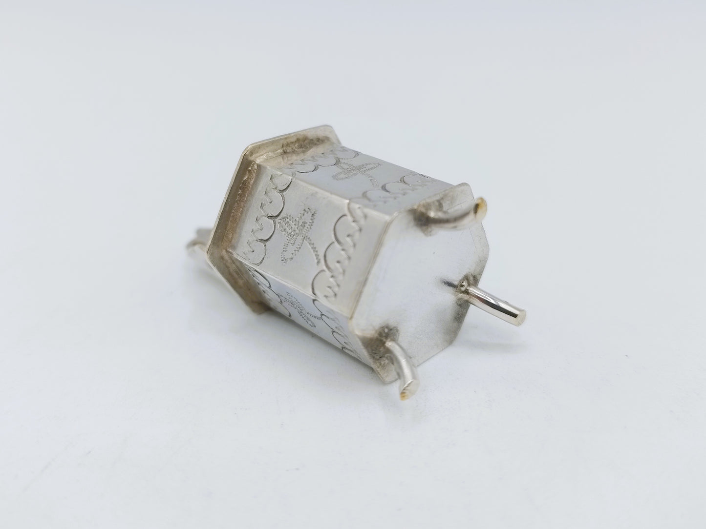 Zilveren miniatuur kinderstoel, A.F. Westerwaal, Amsterdam, ca. 1910