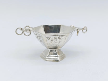 Silver miniature brandy bowl, 19th century