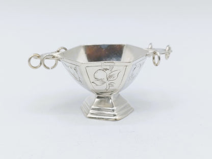 Silver miniature brandy bowl, 19th century