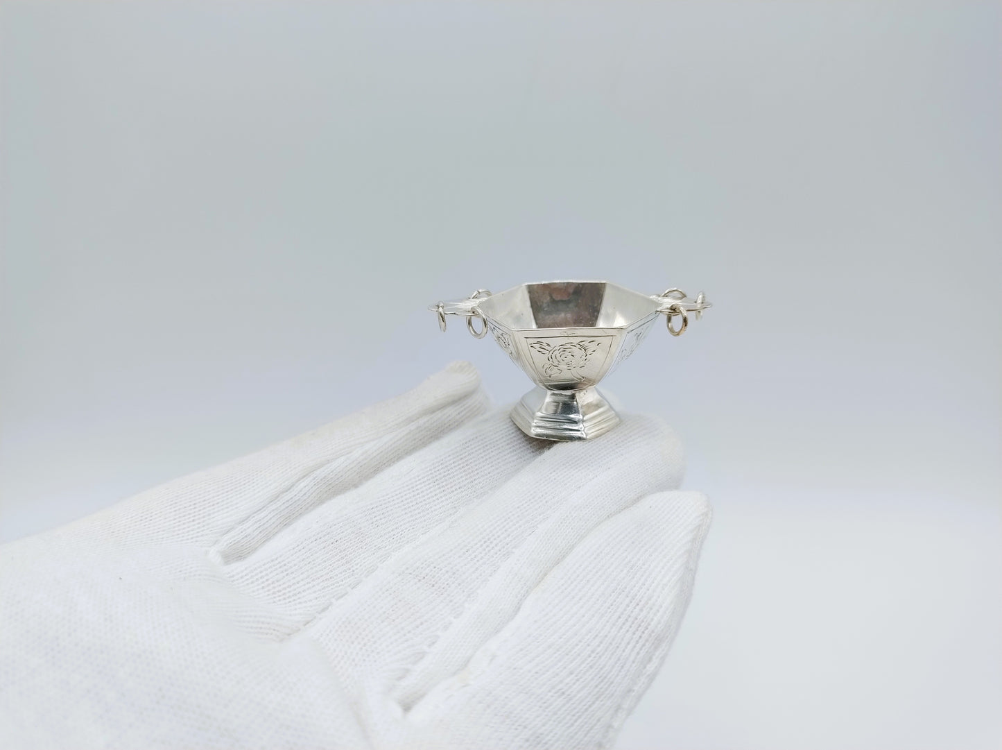 Silver miniature brandy bowl, 19th century