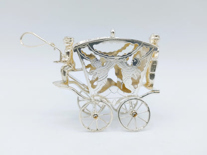 Zilveren miniatuur koets, A.F. Westerwaal, Amsterdam, ca. 1910