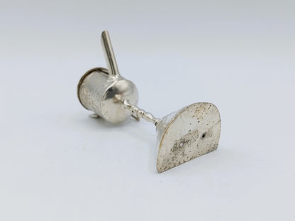 Silver miniature snotneus, 19th century