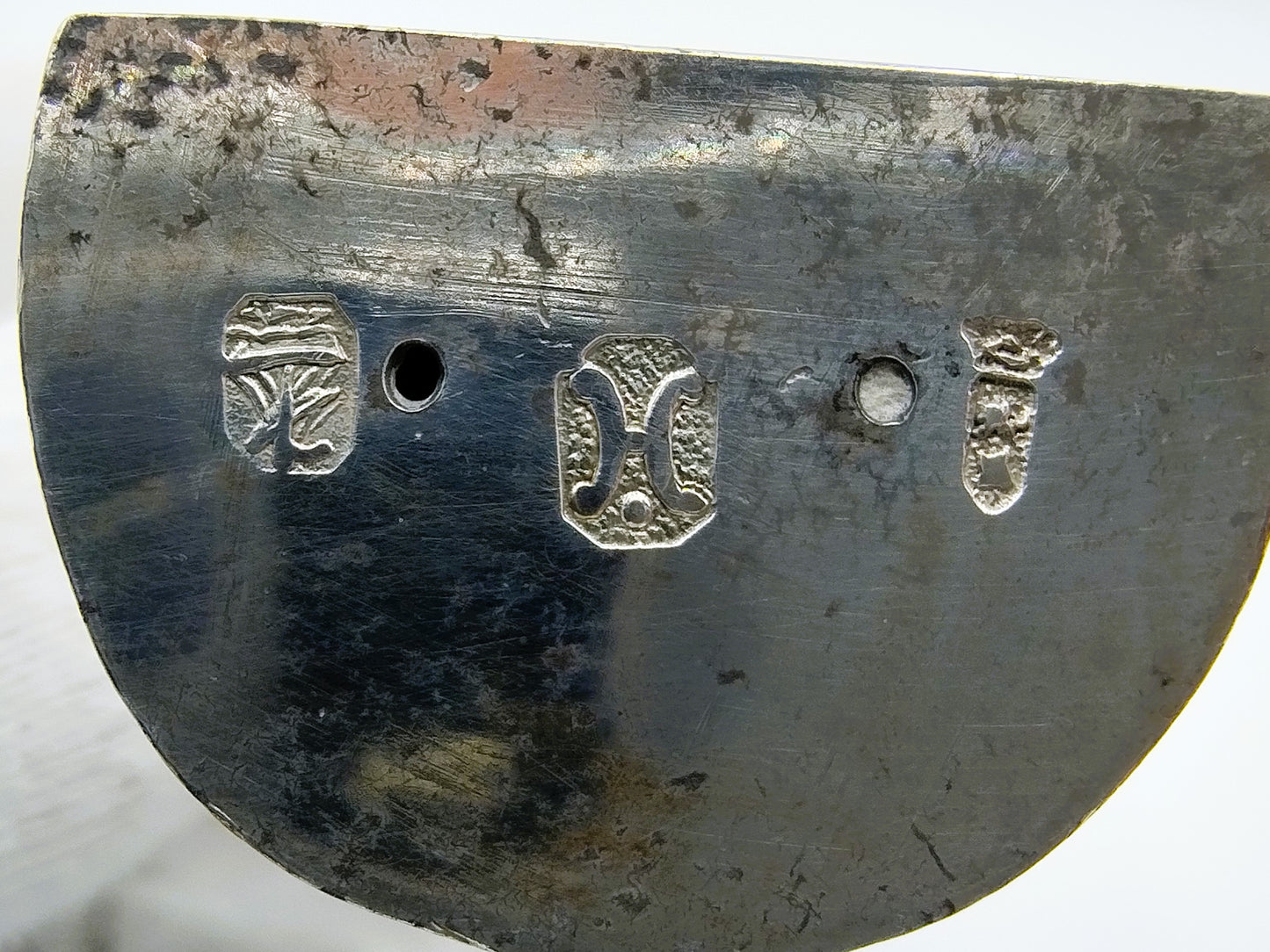 Silver miniature snotneus, 19th century