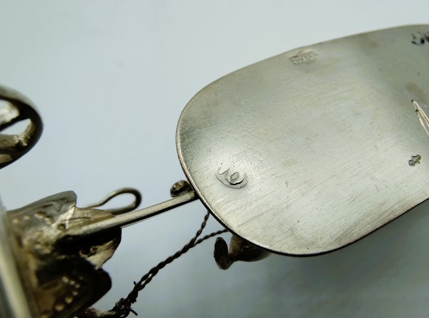 Zilveren miniatuur koets met 4 paarden, J.S. Zwanenburg & Zn, Sneek, 19e eeuws