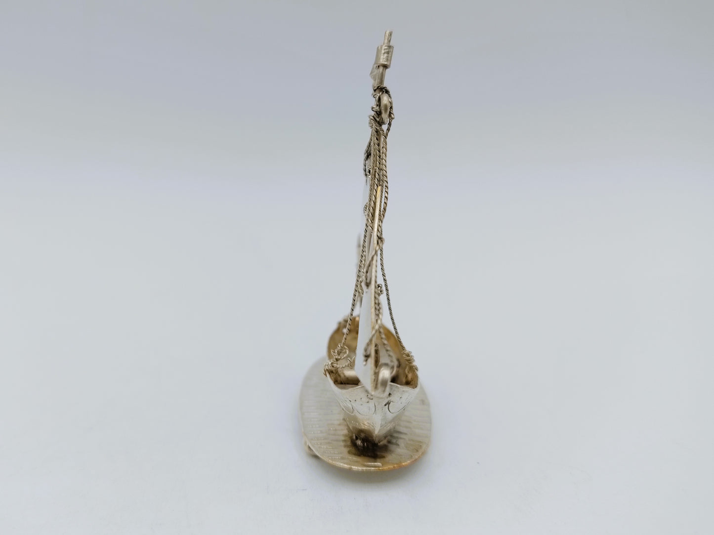 Zilveren miniatuur botter, A.F. Westerwaal, Amsterdam, ca. 1910