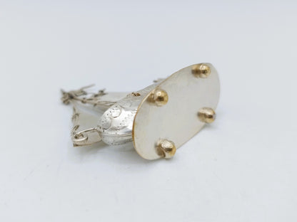 Zilveren miniatuur botter, A.F. Westerwaal, Amsterdam, ca. 1910