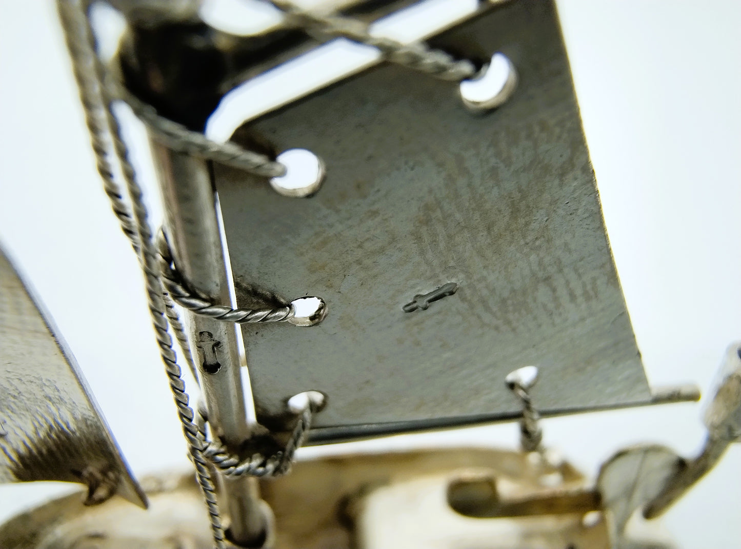 Zilveren miniatuur botter, A.F. Westerwaal, Amsterdam, ca. 1910