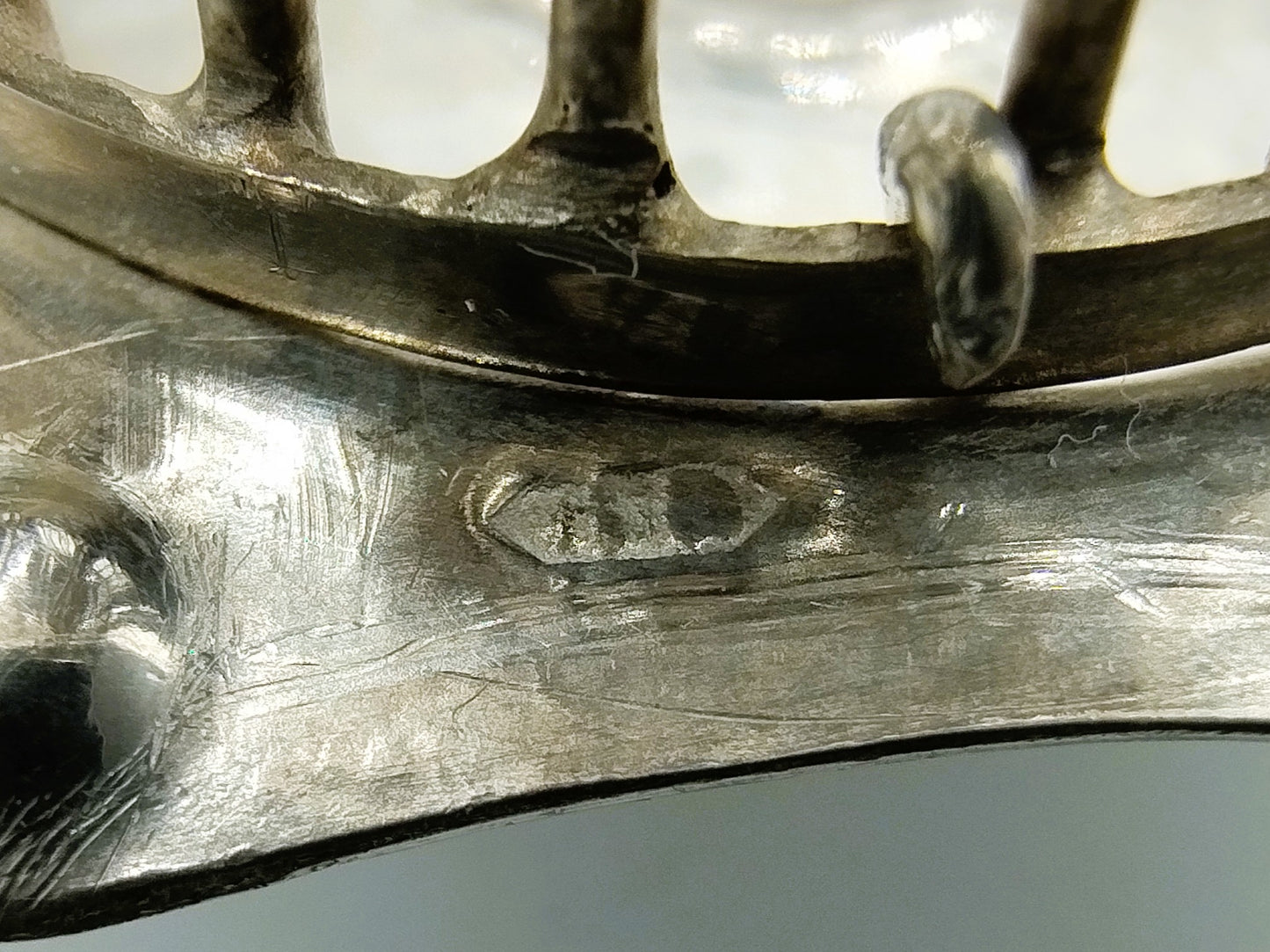 Silver miniature birdcage, H. Hooijkaas, Schoonhoven, c. 1950