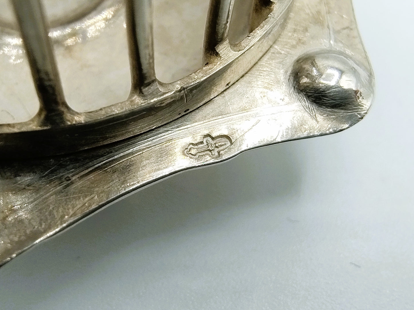 Silver miniature birdcage, H. Hooijkaas, Schoonhoven, c. 1950